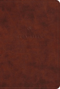 ESV Value Large Print Compact Bible (Trutone, Chestnut)