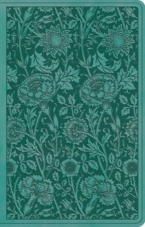 ESV Premium Gift Bible (Trutone, Teal, Floral Design)
