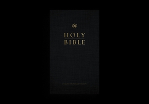 ESV Church Bible, Large Print, Red Letter (Hardcover, Black)