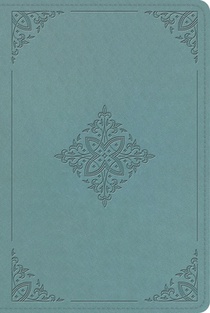 ESV Single Column Heritage Bible (Trutone, Paris Sky, Fleur-De-Lis Design)