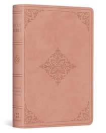 ESV Vest Pocket New Testament with Psalms and Proverbs, Red Letter (Trutone, Blush Rose, Fleur-De-Lis Design)