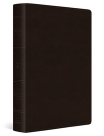 ESV Giant Print Thinline Bible, Red Letter (Trutone, Deep Brown)