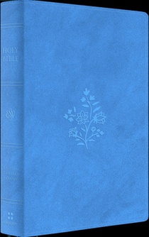 ESV Giant Print Personal Size Bible (Trutone, Nubuck Caramel, Wildflower Design)