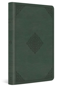 ESV Large Print Value Thinline Bible (Trutone, Quiet Forest, Ornament Design)