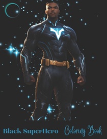 Black Superhero Coloring Book
