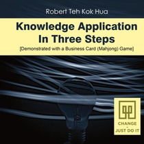 Knowledge Application In Three Steps
