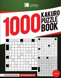 |Kunlektra Brain Teaser| 1000+ 11 x 11 Kakuro Puzzle Book for Adults