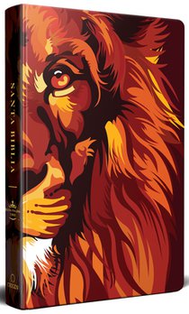 Biblia Rvr 1960 Letra Grande Tamaño Manual, TD León de Judá Marrón (Edición Cantos Pintados) / Spanish Bible Rvr 1960 Handy Size Large, Hardcover Lion