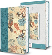 Biblia Rvr 1960 Letra Gigante, Símil Azul Con Pájaros(edición Cantos Pintados) / Spanish Bible Rvr 1960 Giant Print Handy Size Leathersoft Light Blue