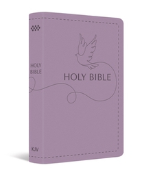 KJV Holy Bible: Deluxe Gift Bible - Lilac Dove: King James Version Bible, Ribbon Marker, Red Letter Edition, Readable Type
