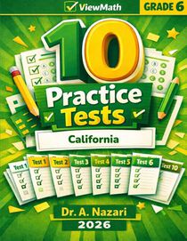 10 California CAASPP Grade 6 Math Practice Tests