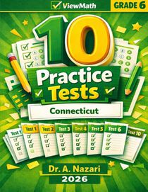 10 Connecticut SBAC Grade 6 Math Practice Tests