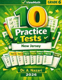 10 New Jersey NJSLA Grade 6 Math Practice Tests