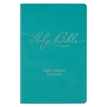 KJV Bible Gift Faux Leather, Teal