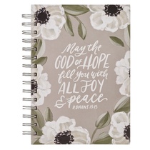 Journal Spiral-Bound May the God of All Hope Fill You with Joy Rom. 15:13