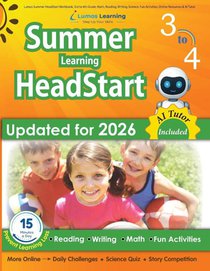 Lumos Summer HeadStart Workbook, 3rd to 4th Grade
