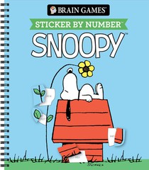 Brain Games - Sticker by Number: Snoopy