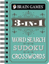 Brain Games - To Go - 3-In-1: Word Search, Sudoku, Crosswords