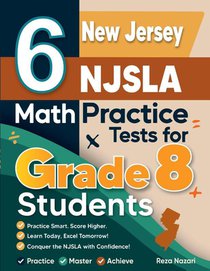 6 New Jersey NJSLA Math Practice Tests for Grade 8 Students