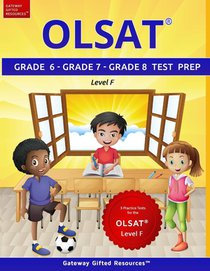 OLSAT Grade 6, Grade 7, Grade 8 Test Prep Level F